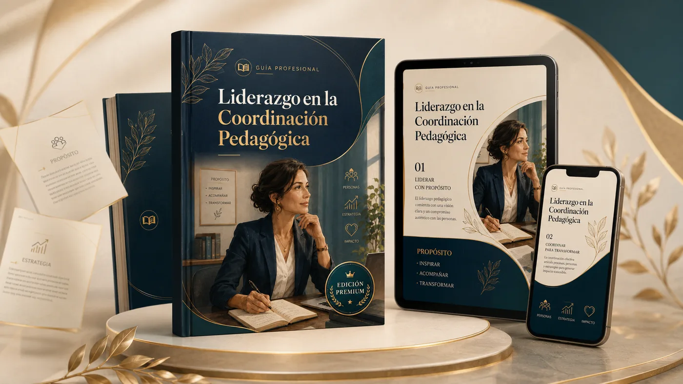 eBook Liderazgo en la Coordinación Pedagógica en libro impreso, tablet y celular
